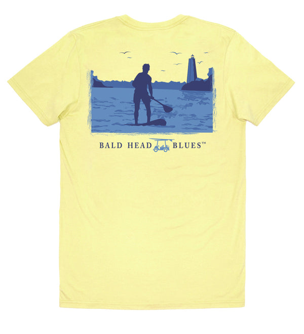 Island Tee - Short Sleeve Paddleboard - Yellow