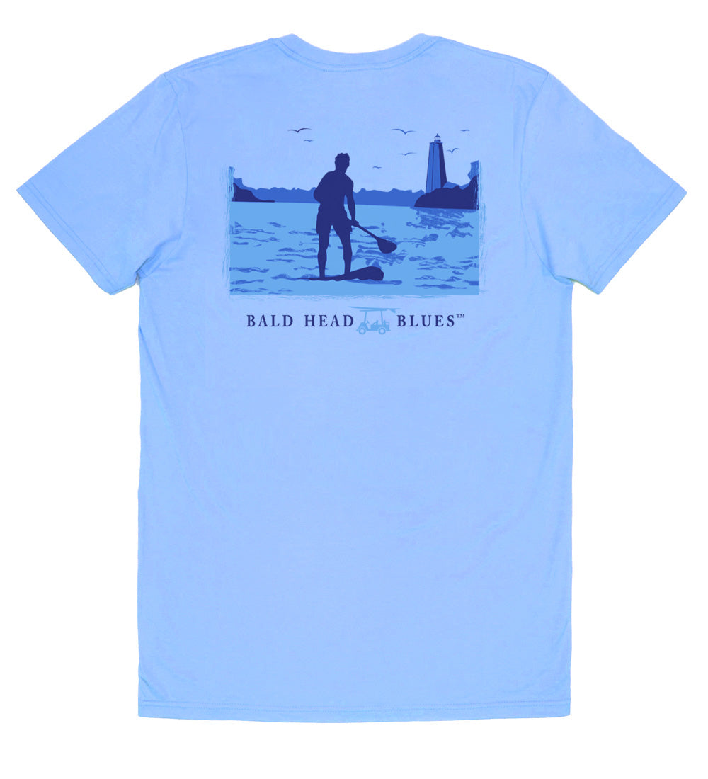 Island Tee - Short Sleeve Paddleboard - Blue