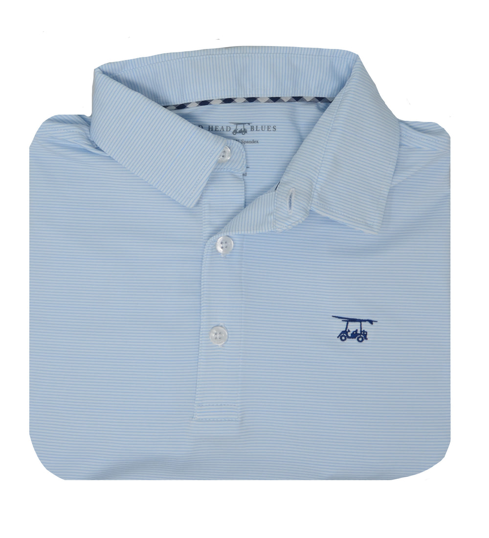 Limited Edition Polo - Light Blue / White