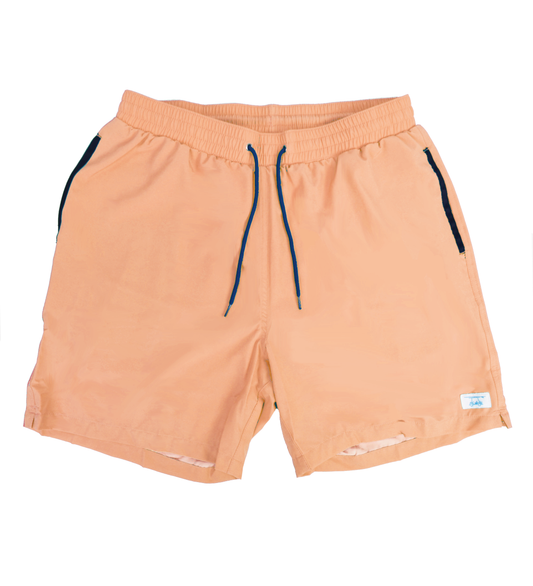 Youth Swim Trunks - Solid Peach