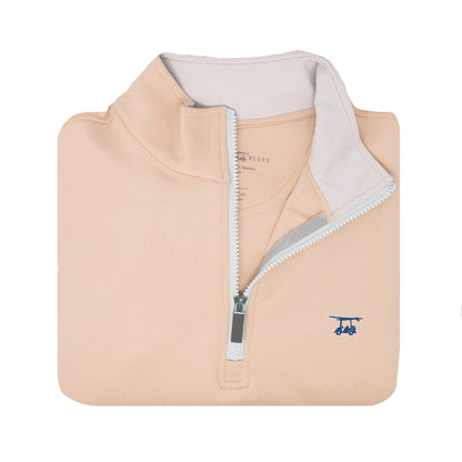 Dogwood Quarter Zip - Solid Peach