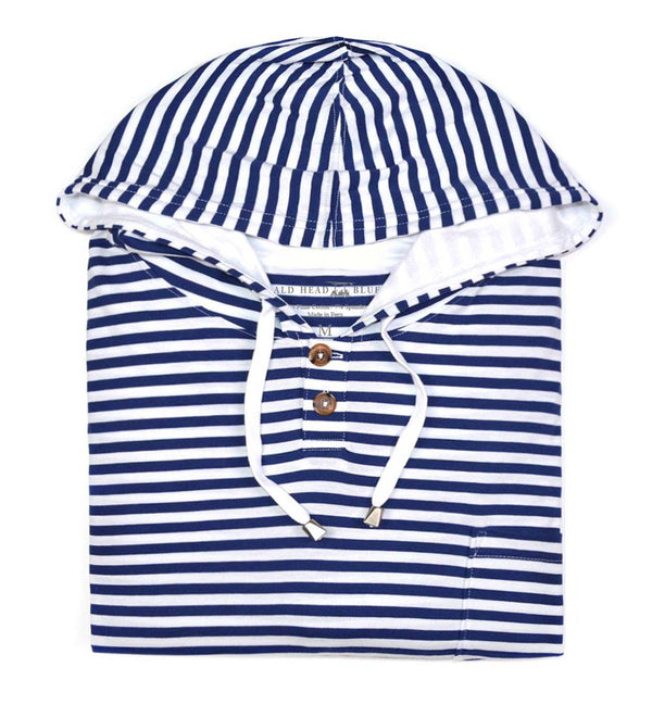 Deep Point Hoodie- Medieval/White