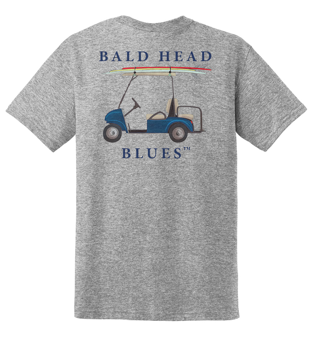 Island Tee - Short Sleeve Golf Cart - Heather Grey