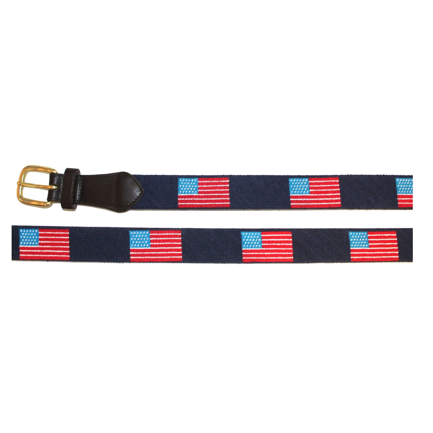 Needlepoint Belt - USA Flag