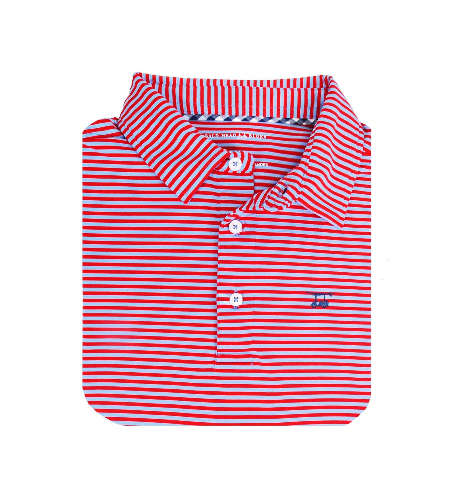 Albatross Youth Polo - State Red / Bell Stripes