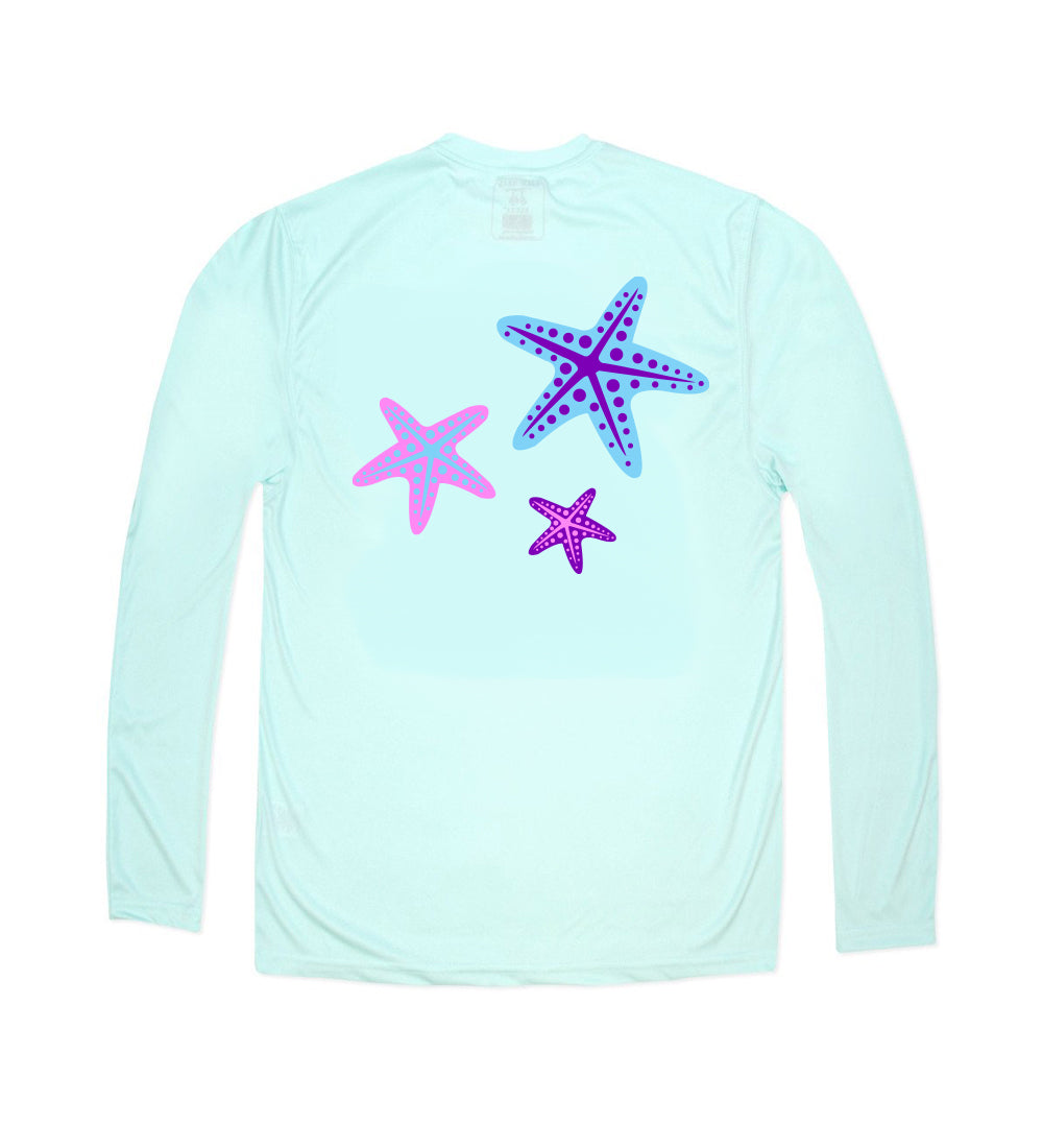 Youth Performance Starfish T-Shirt in Seagrass