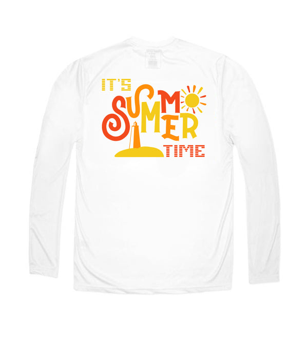 Youth Performance It's Summer Time T-Shirt in White