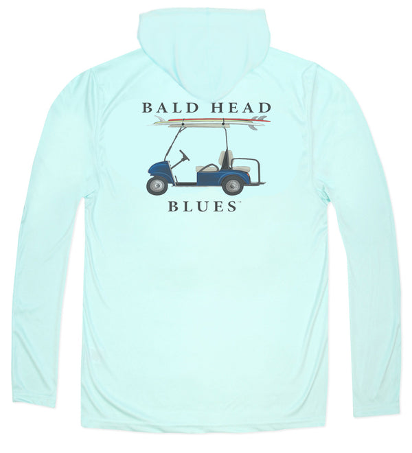 Performance Long Sleeve Golf Cart Hoodie - Seagrass