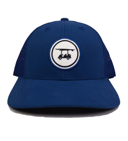 Trucker Hat w/ Circle Logo - Navy