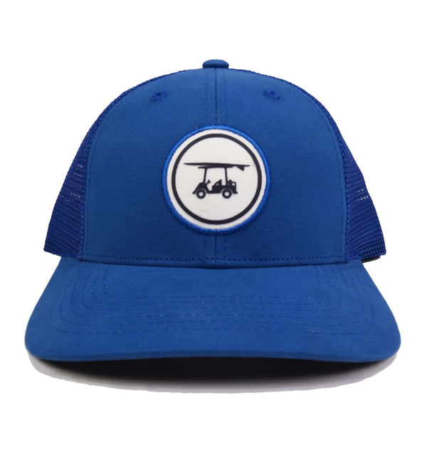 Trucker Hat w/ Circle Logo - Royal Blue