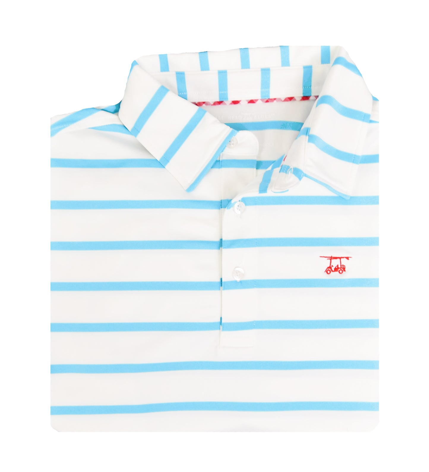 Albatross Polo - White w/ Bell Stripes