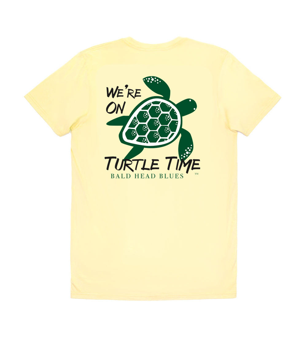 Island Tee - Youth Short Sleeve - Yellow Turtle Time